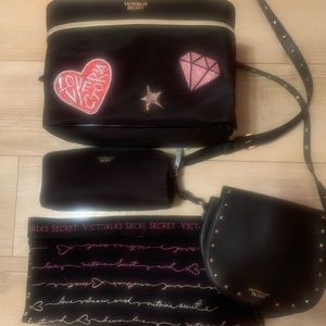NWT VICTORIA SECRET TRAVEL CASE LUXE BUNDLE